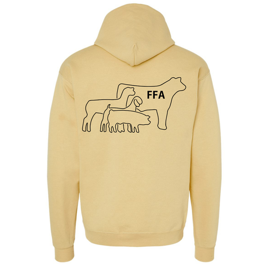 SLO High FFA Hoodie - Athletic Gold