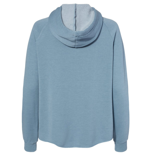 Paseo Aquatics Wave Wash Zip Up Hoodie - Misty Blue