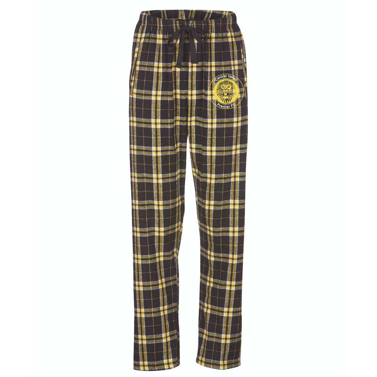 Women's CVP Plaid Flannel Pants  - Black/Yellow