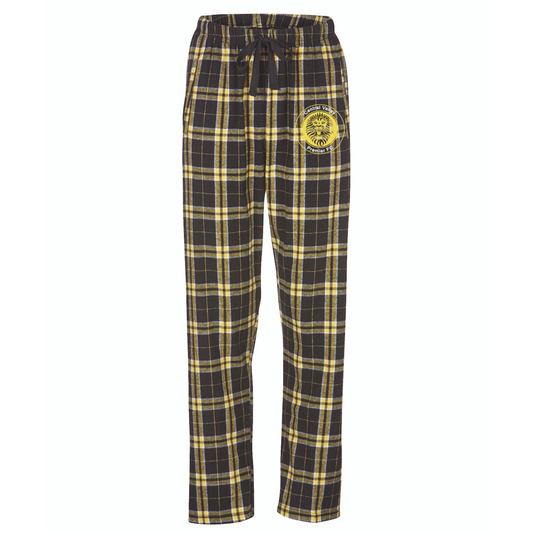Women's CVP Plaid Flannel Pants  - Black/Yellow