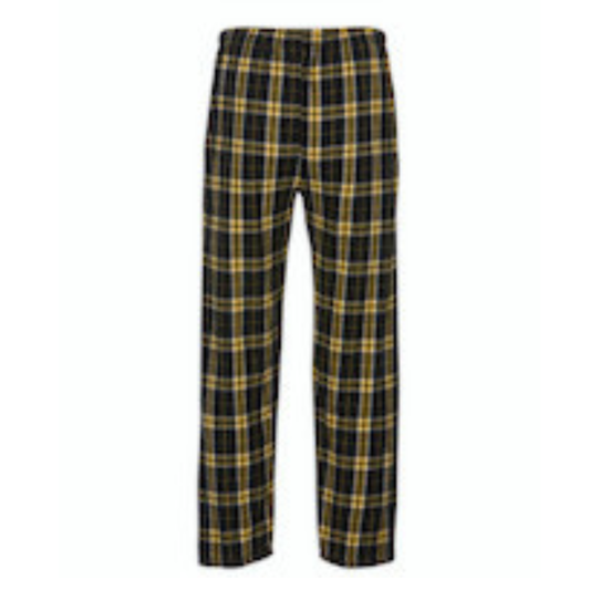 Women's CVP Plaid Flannel Pants  - Black/Yellow