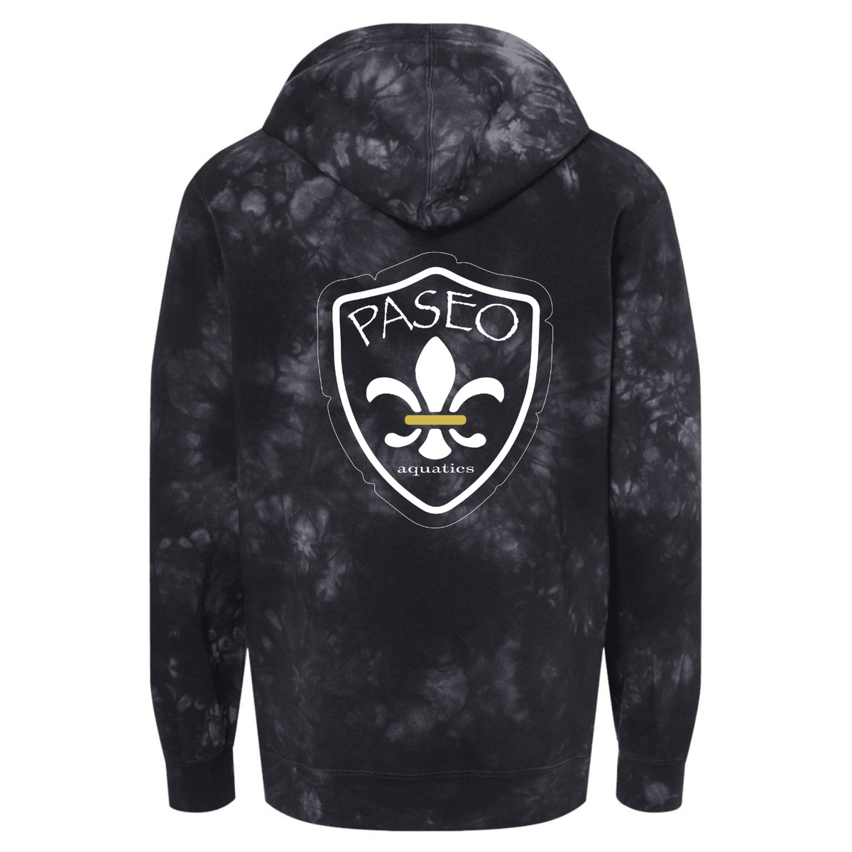 Paseo Aquatics Independent Tie Dye Hoodie - Black