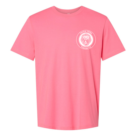 CVP White Logo T-Shirt - Neon Pink