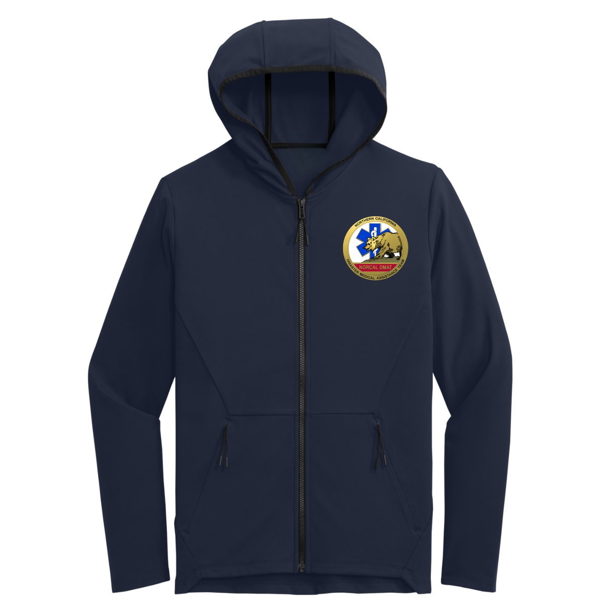 OFFICIAL - DMAT Circuit Hooded Full-Zip - Navy