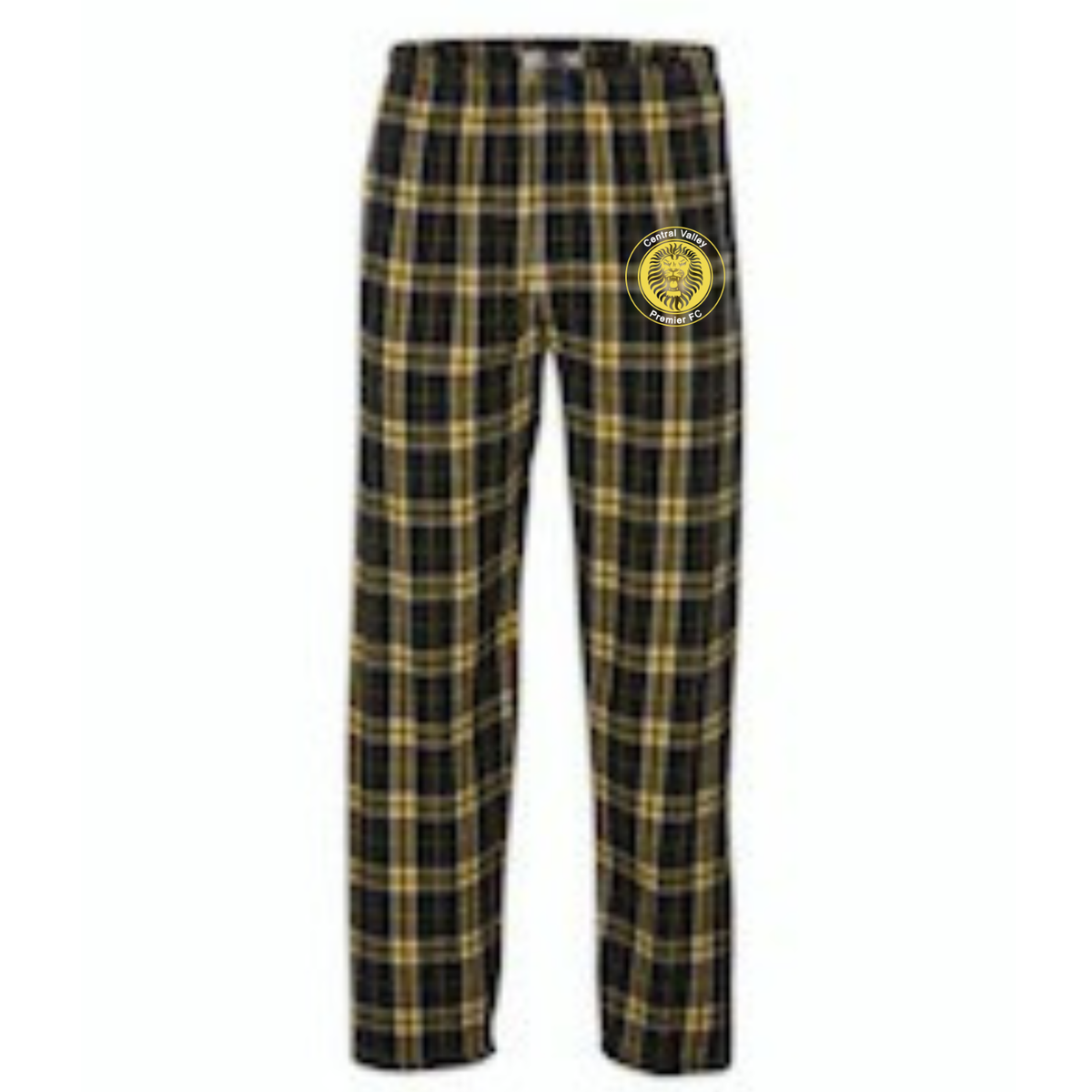Men's CVP Plaid Flannel Pants  - Black/Yellow