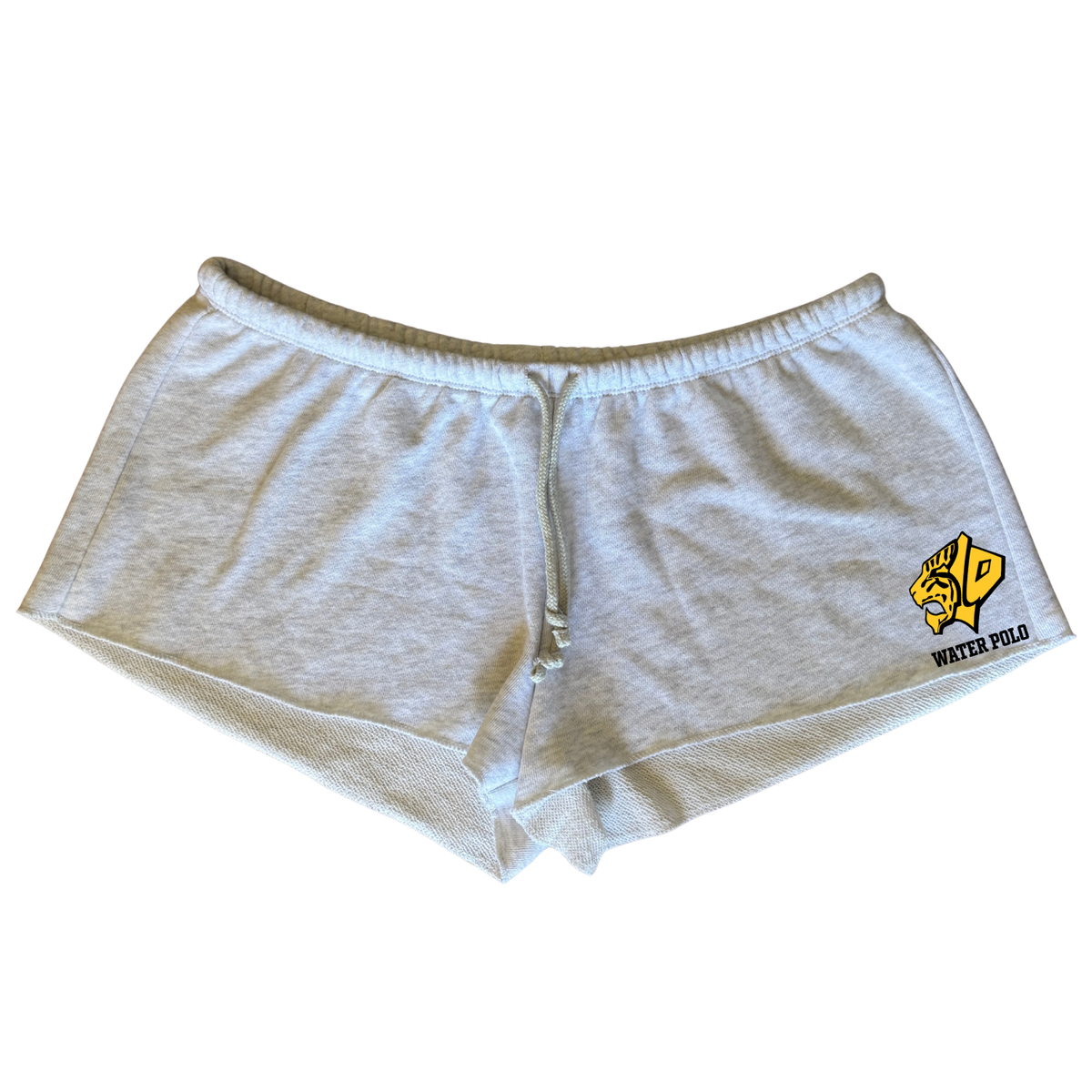 Women's SLO Polo Tiger Low Rise French Terry Shorts - Heather Grey