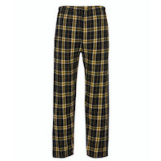 Men's CVP Plaid Flannel Pants  - Black/Yellow