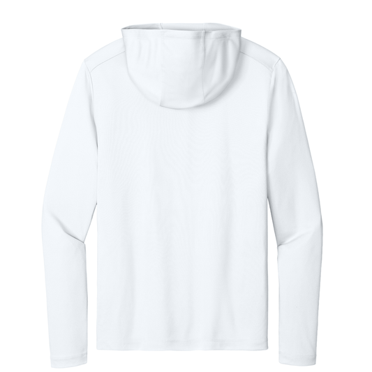 Dri-Fit UPF 50 Paseo Long Sleeve Performance Hoodie - White