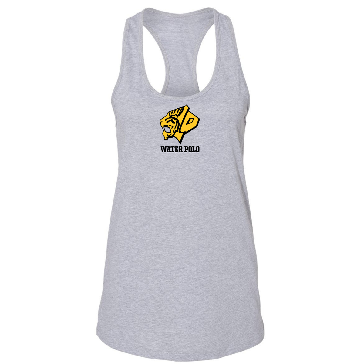 Women's SLO Polo Tiger Jersey Racerback Tank - Athletic Heather