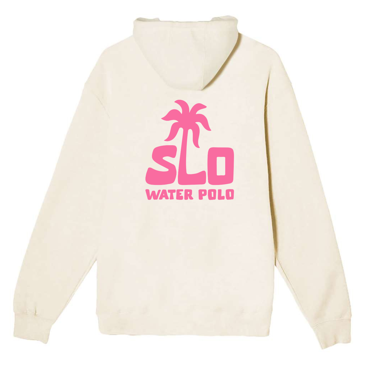 SLO Polo PInk Palm Tree Hoodie - Sand