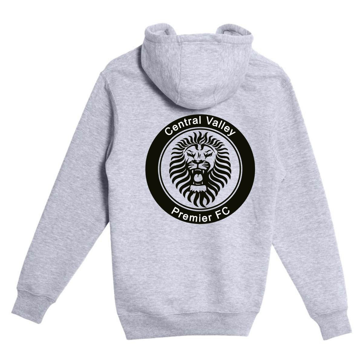 CVP Black Logo Hoodie - Heather Grey