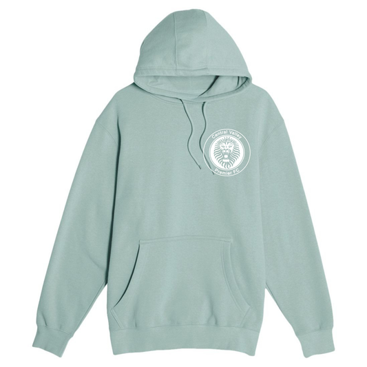CVP White Logo Hoodie - Seafoam