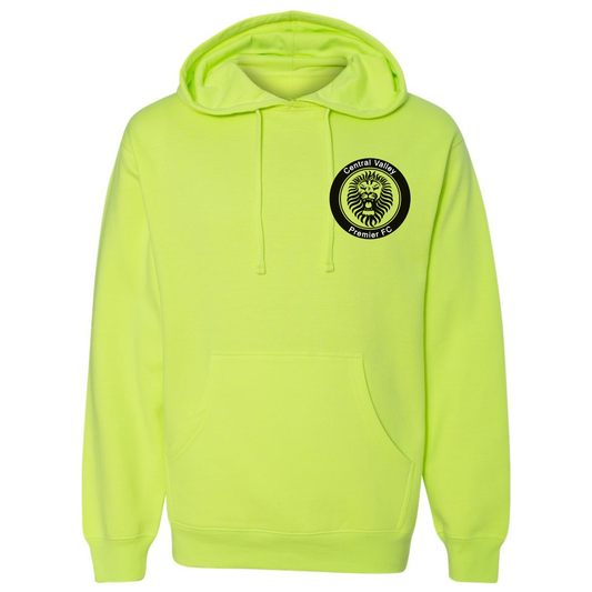 CVP Black Logo Hoodie - Neon Yellow