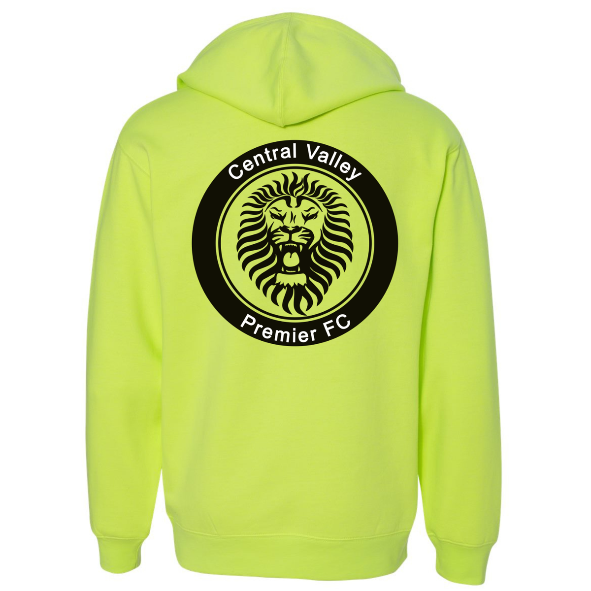 CVP Black Logo Hoodie - Neon Yellow