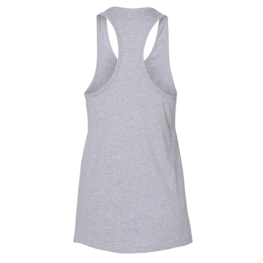 Dig Deep Volleyball Circle Logo T-Back Tank - Athletic Grey