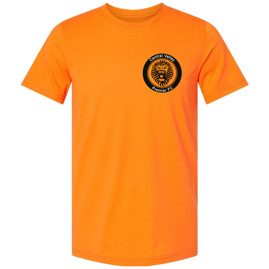 CVP Black Logo T-Shirt - Neon Yellow Orange