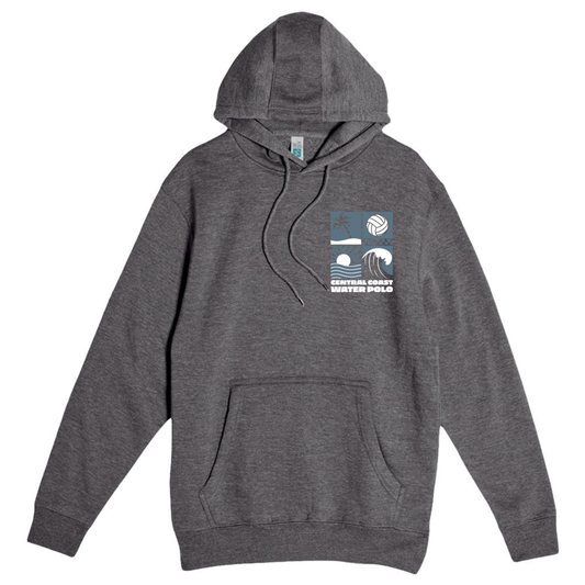 CCWP Four Square Logo Hoodie - Charcoal Grey