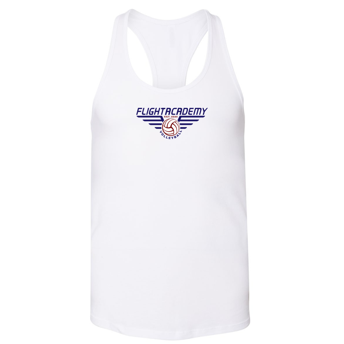Women's Flight Academy Volleyball Jersey Racerback Tank - White