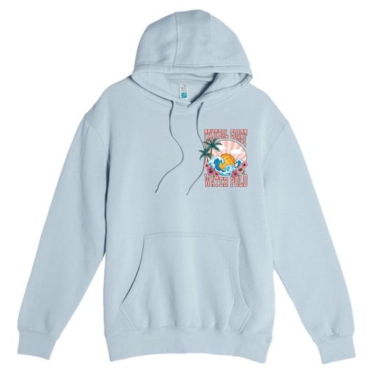 CCWP - Hibiscus Design Hoodie - Blue Mist