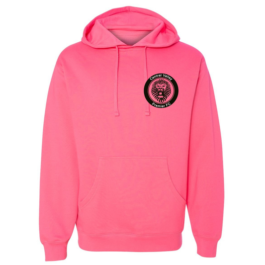 CVP Black Logo Hoodie - Neon Pink