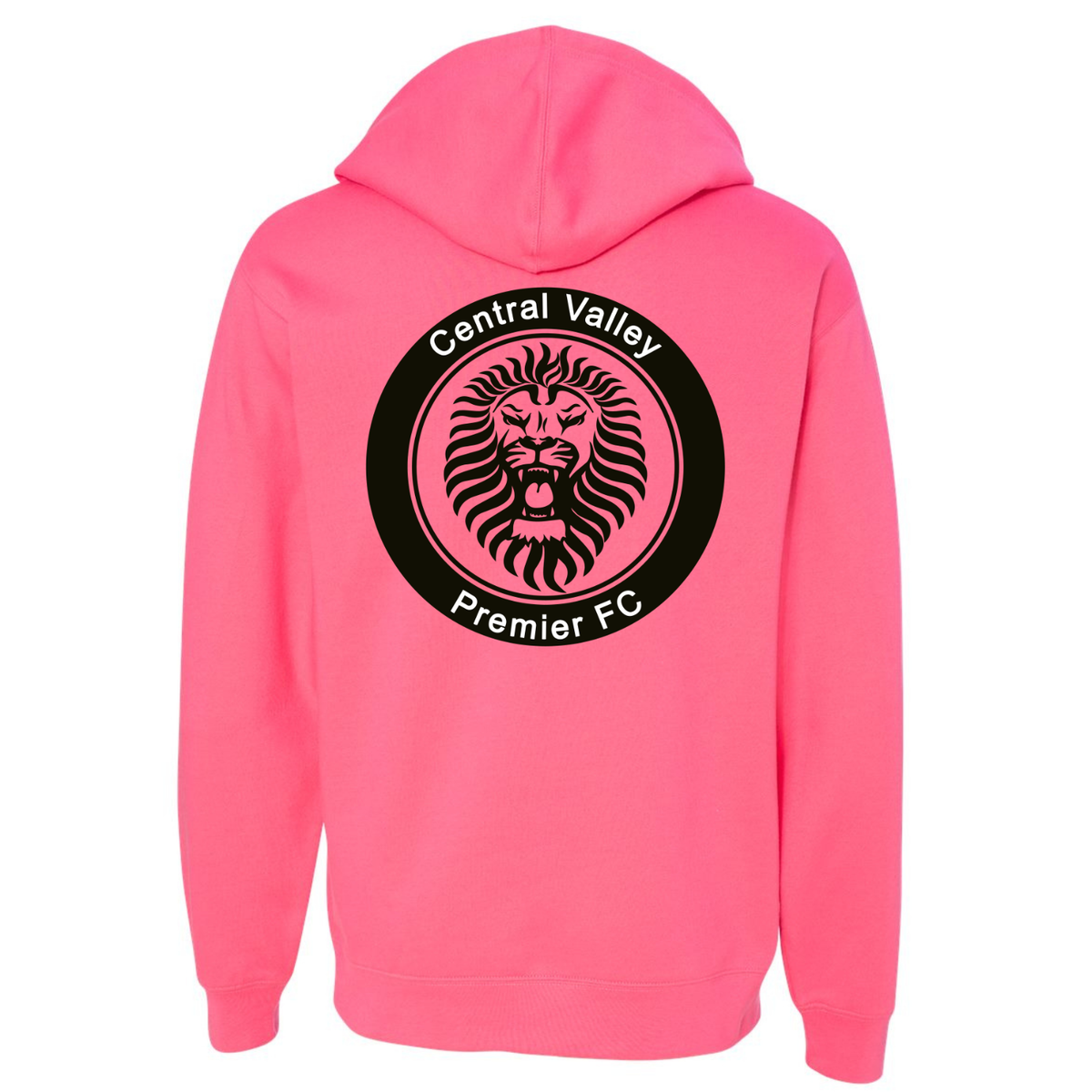 CVP Black Logo Hoodie - Neon Pink