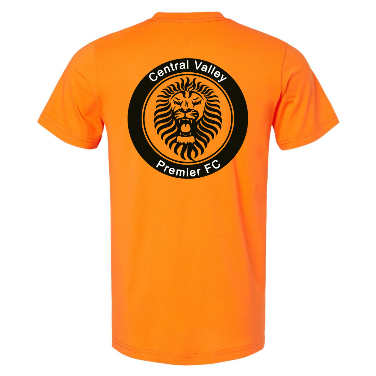 CVP Black Logo T-Shirt - Neon Yellow Orange