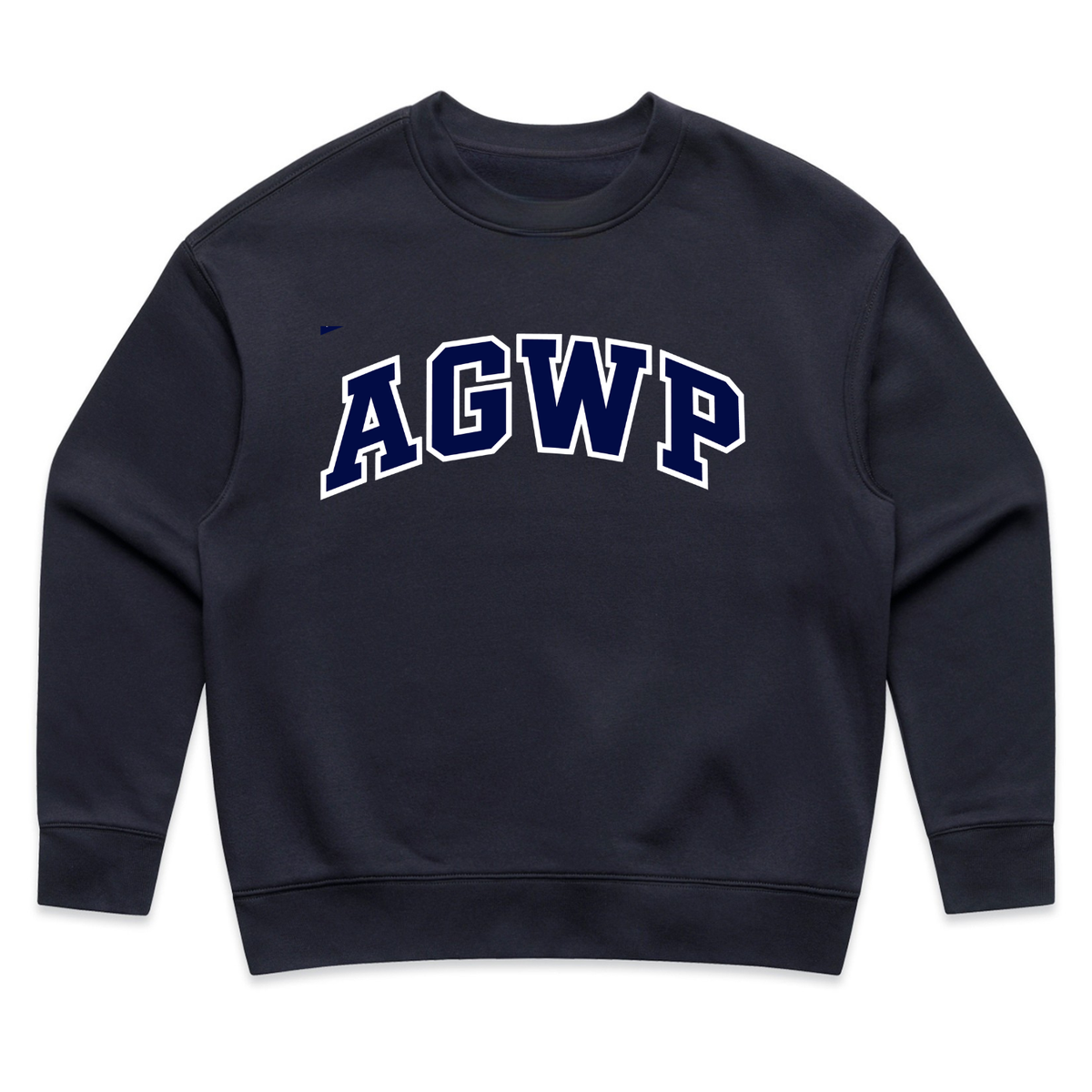 Women's Relax Crew AGWP Logo - Navy