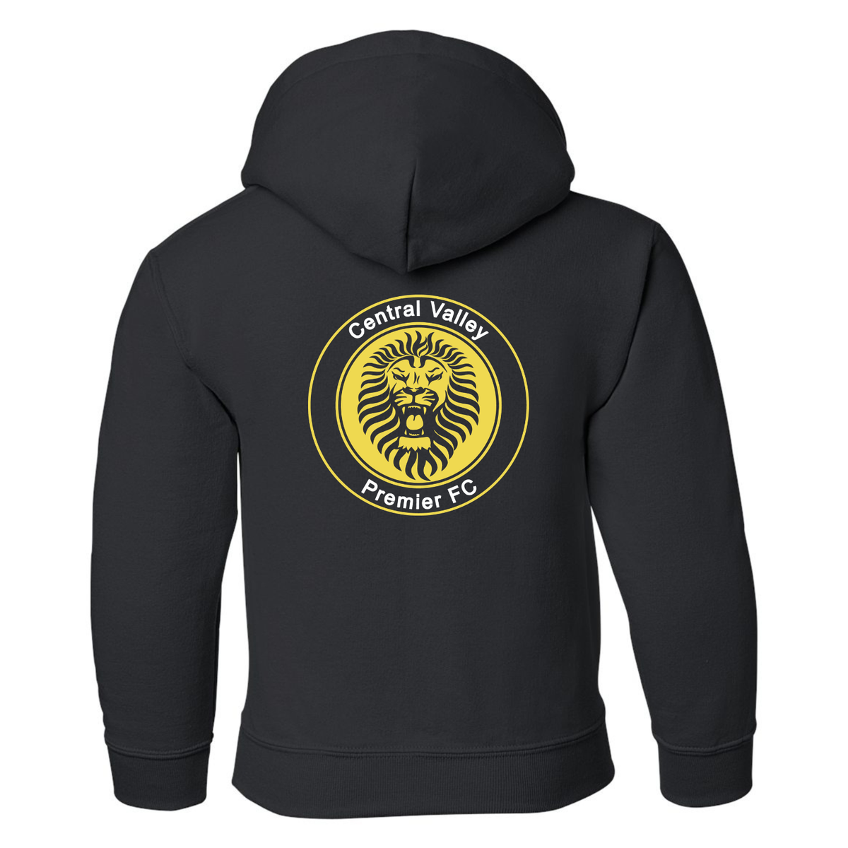YOUTH CVP Black/Yellow logo Hoodie - Black