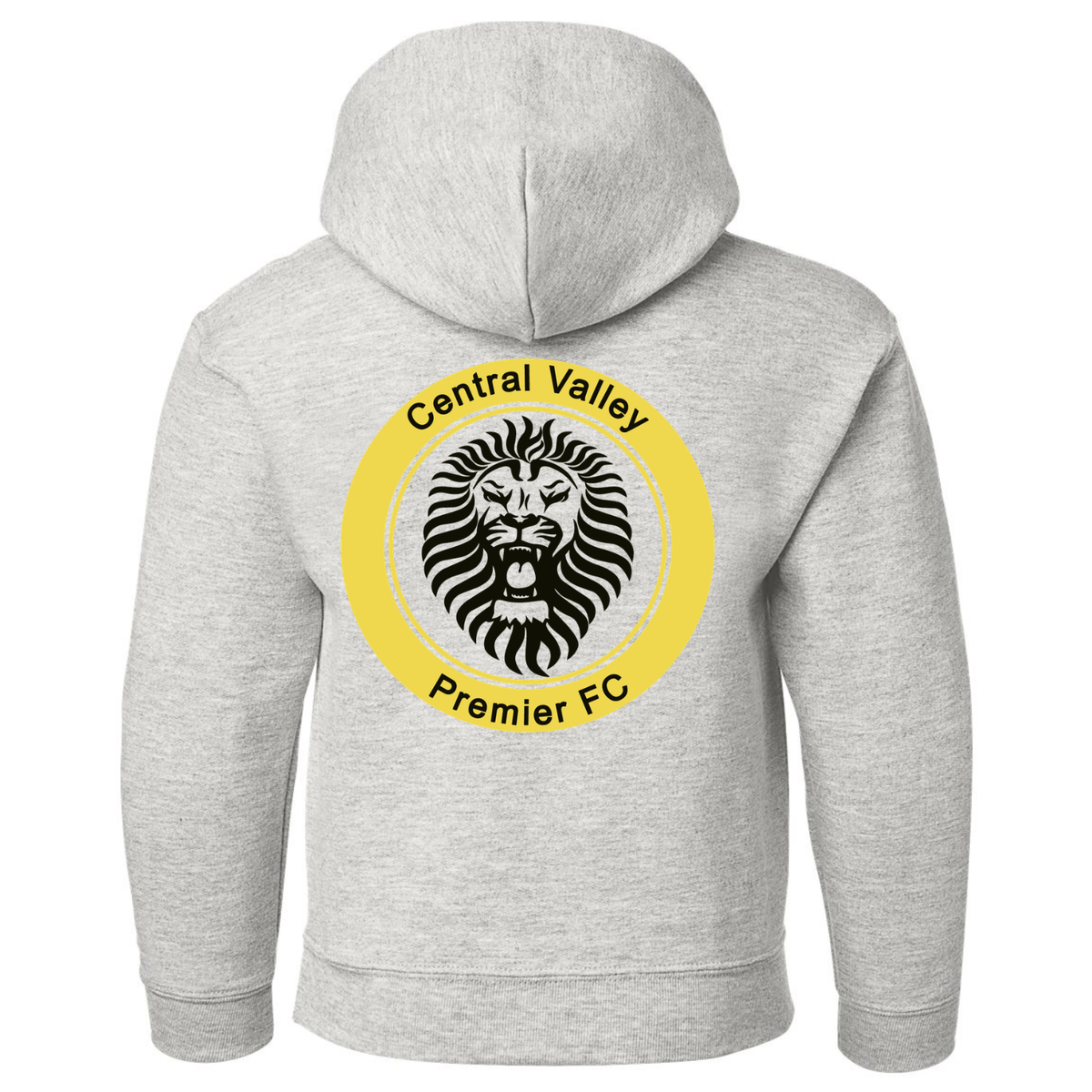 YOUTH CVP Black/Yellow logo Hoodie - Ash