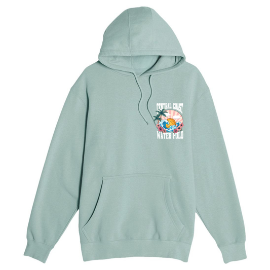 CCWP Hibiscus Logo Hoodie - Seafoam