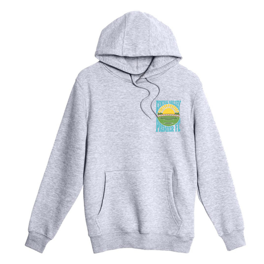 CVP Sunset Logo Hoodie - Heather Grey