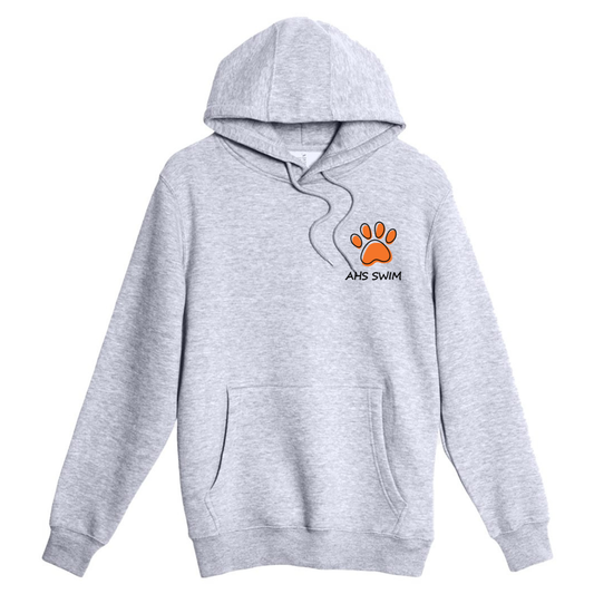 AHS Swimming Race Hound Hoodie - Heather Grey
