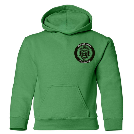 CVP Black Logo Hoodie - Irish Green