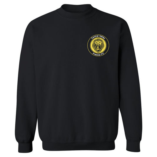 YOUTH CVP Black/Yellow logo Crewneck - Black