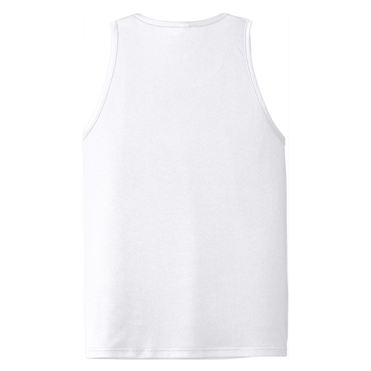 Men's Dri Fit Dig Deep Logo Tank - White