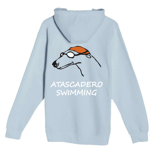 AHS Swimming Race Hound Hoodie - Blue Mist
