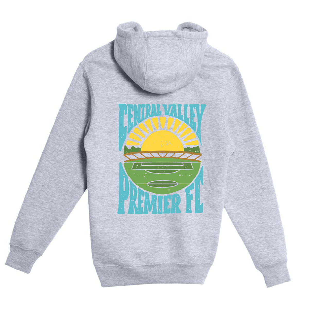 CVP Sunset Logo Hoodie - Heather Grey