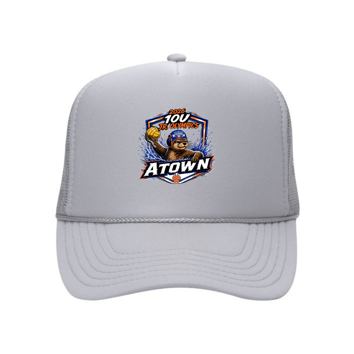 A-Town 10U J.O. Foam Trucker Hat - Silver