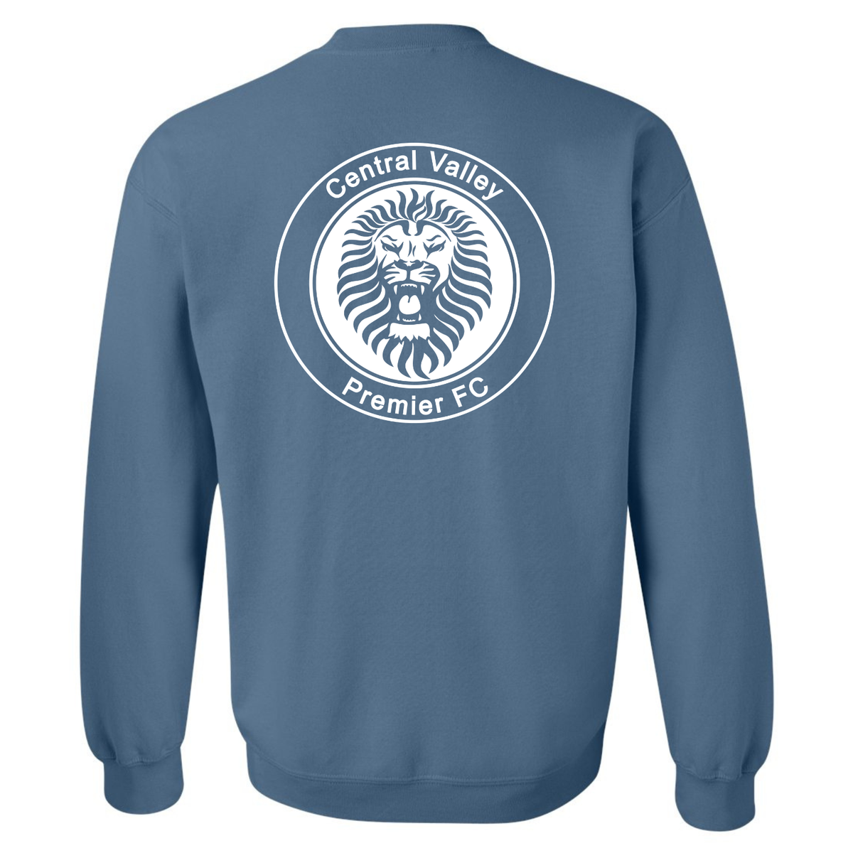 CVP White Logo Crewneck - Indigo Blue