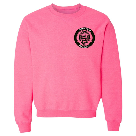 YOUTH CVP Black logo Crewneck - Pink