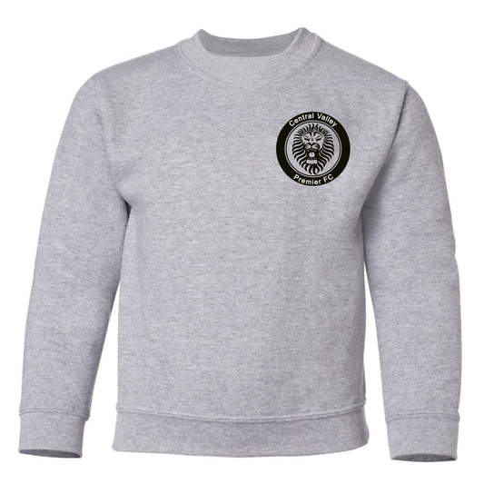CVP Black Logo Crewneck - Sport Grey