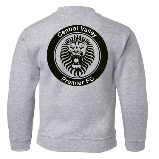 YOUTH CVP Black logo Crewneck - Sport Grey