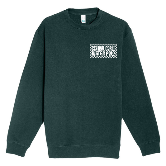 CCWP Checker Logo Crewneck - Sport Green