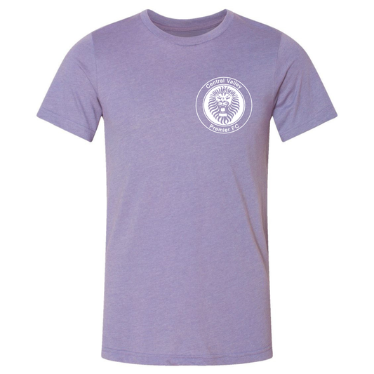 CVP White Logo T-Shirt - Heather Dark Lavender