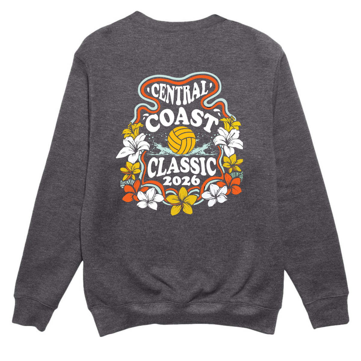 C.C. Classic Water Polo Tournament Crewneck - Charcoal Heather