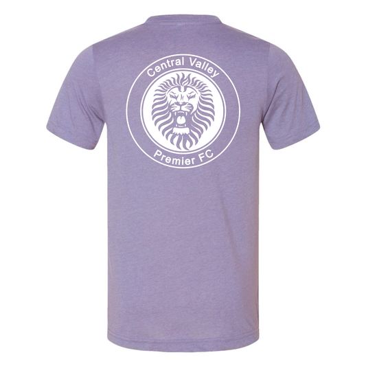 CVP White Logo T-Shirt - Heather Dark Lavender