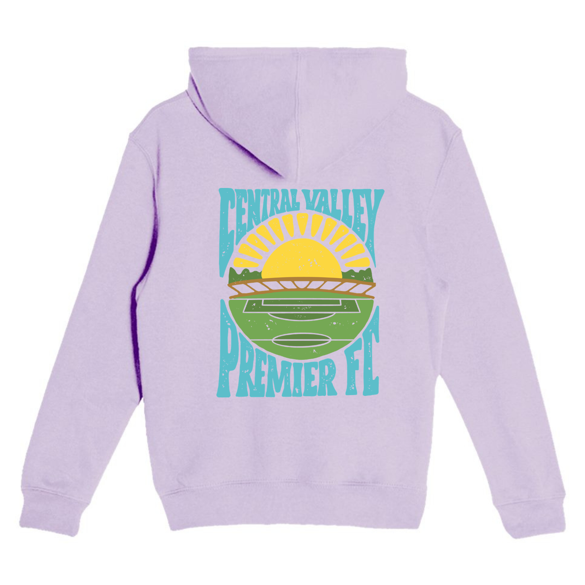 YOUTH CVP Sunset Logo Hoodie - Lilac