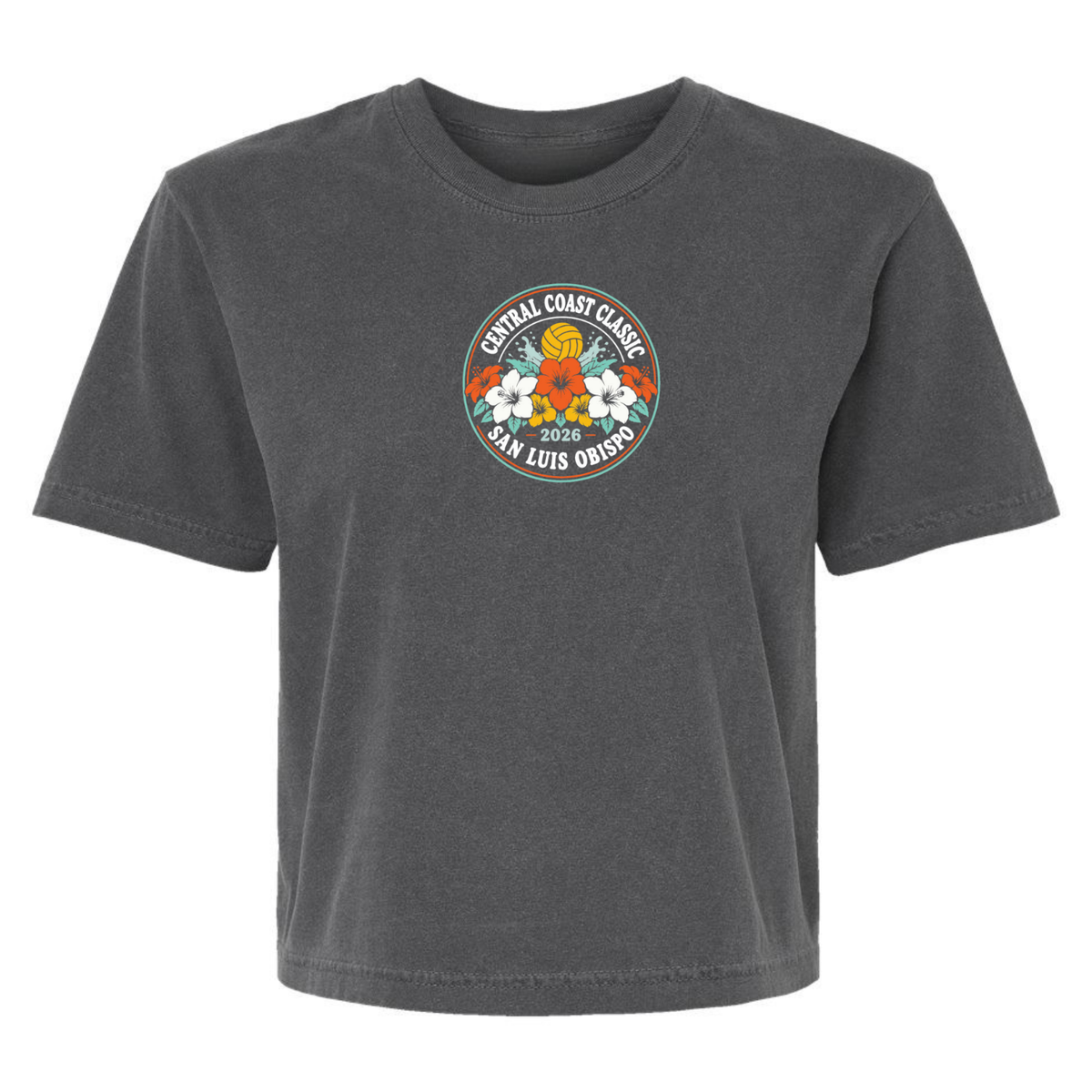 Women's Heavyweight Boxy Tee C.C. Classic Garment Dyed - Pepper