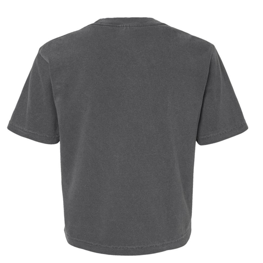 Women's Heavyweight Boxy Tee C.C. Classic Garment Dyed - Pepper