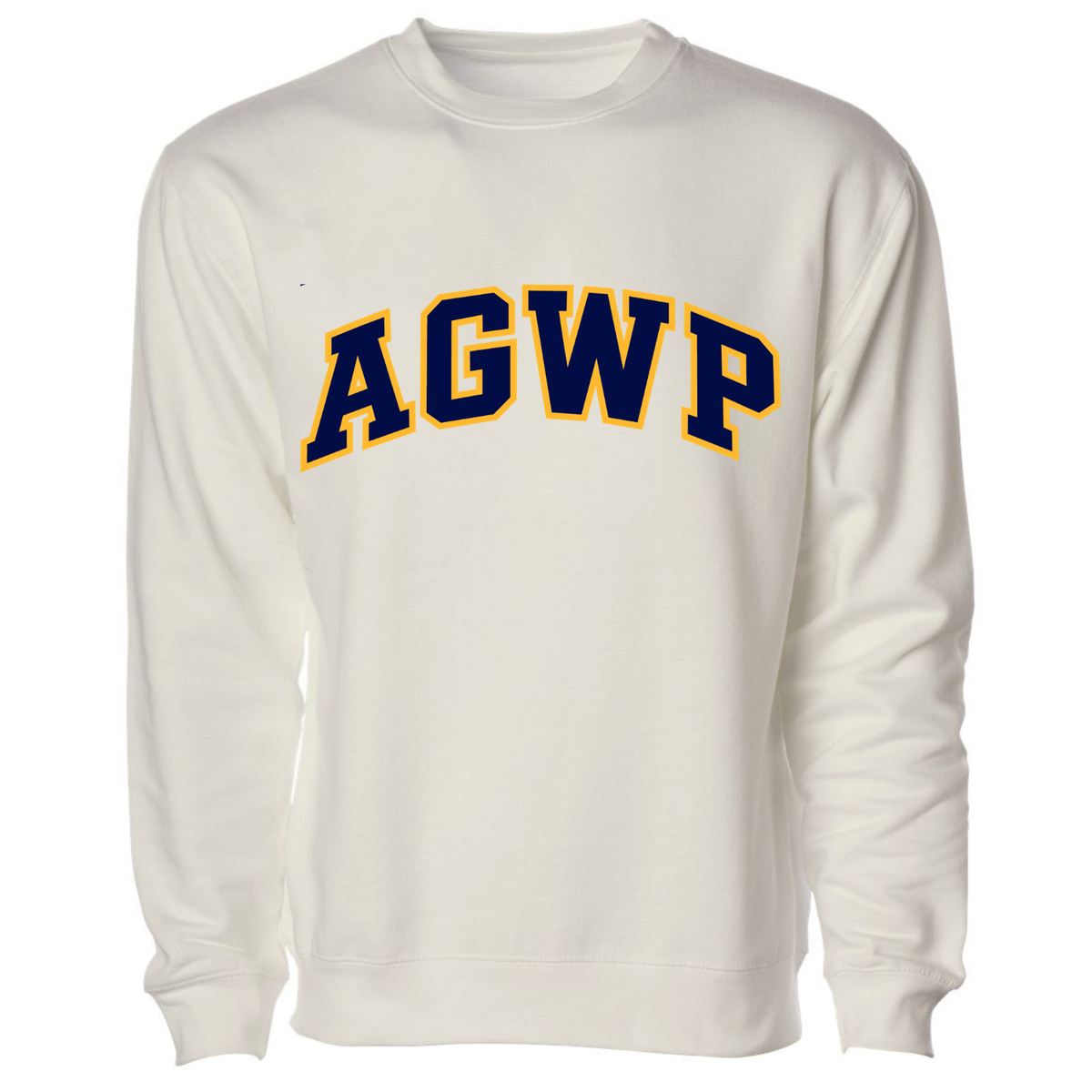 Unisex Midweight Crewneck Sweatshirt AGWP Logo - Ivory